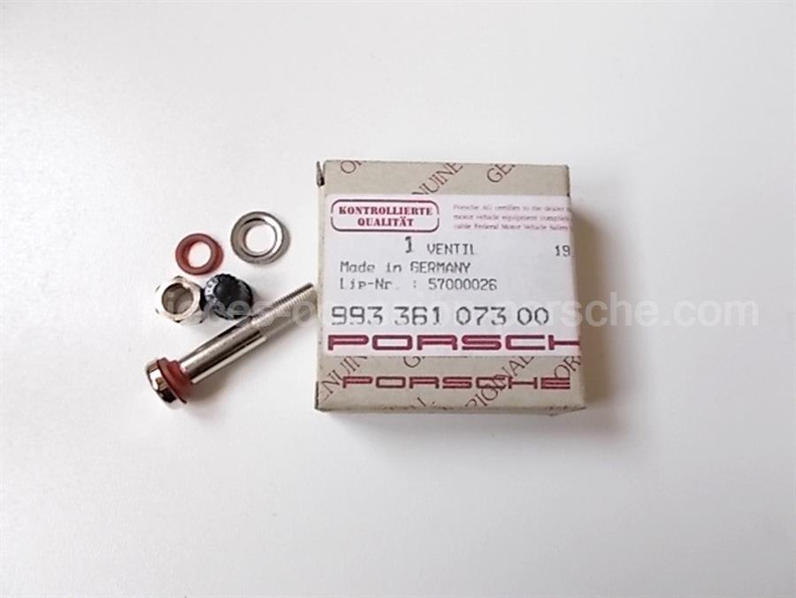 Valve de gonflage acier Porsche - NEUF